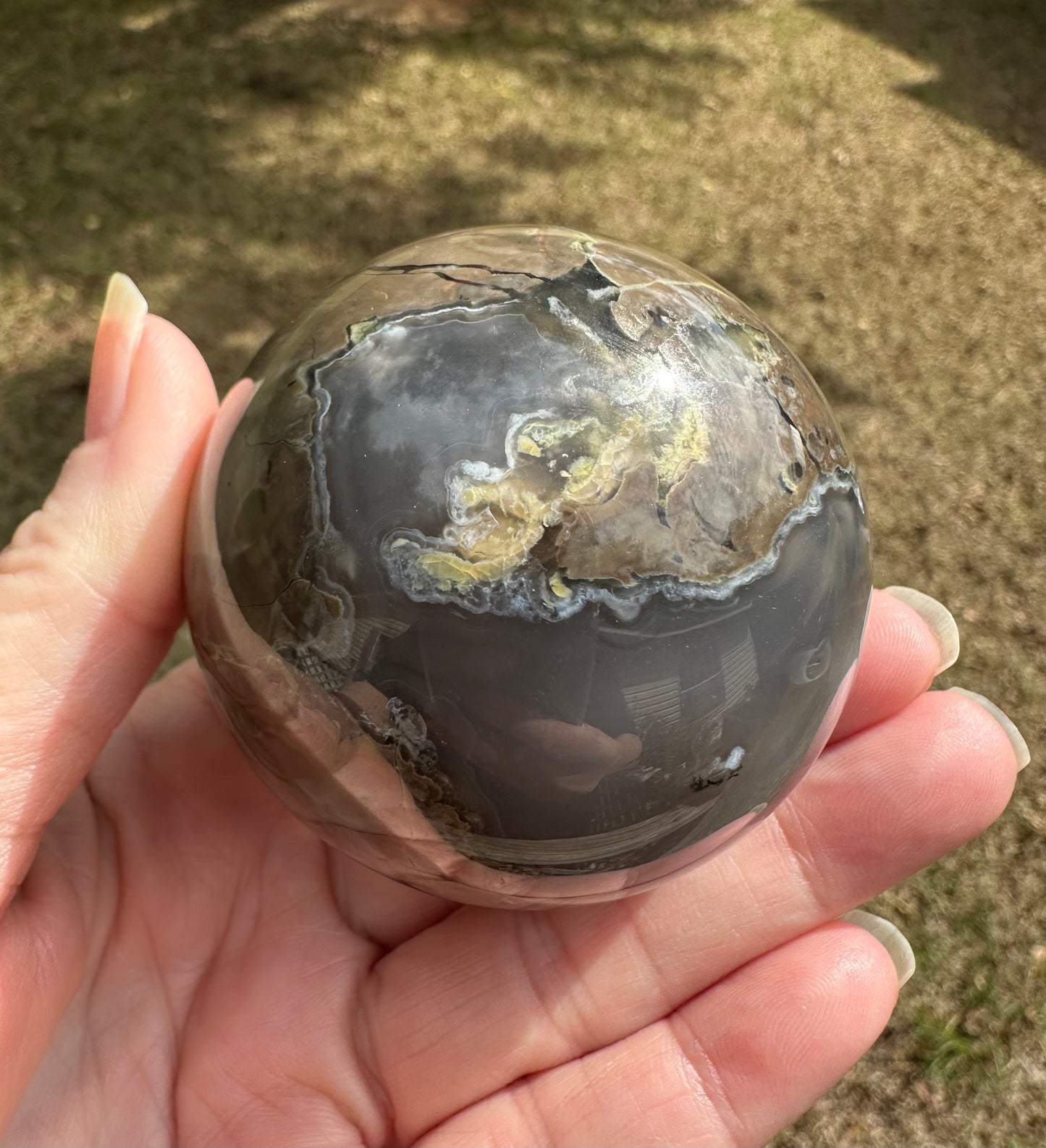 Volcano Agate Sphere #6