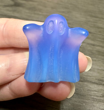 Carved Blue Opalite Ghost