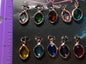 Set of (10) Colorful Pendants