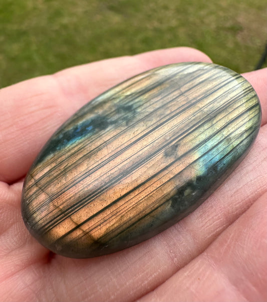 Oval Labradorite Cabochon 34a