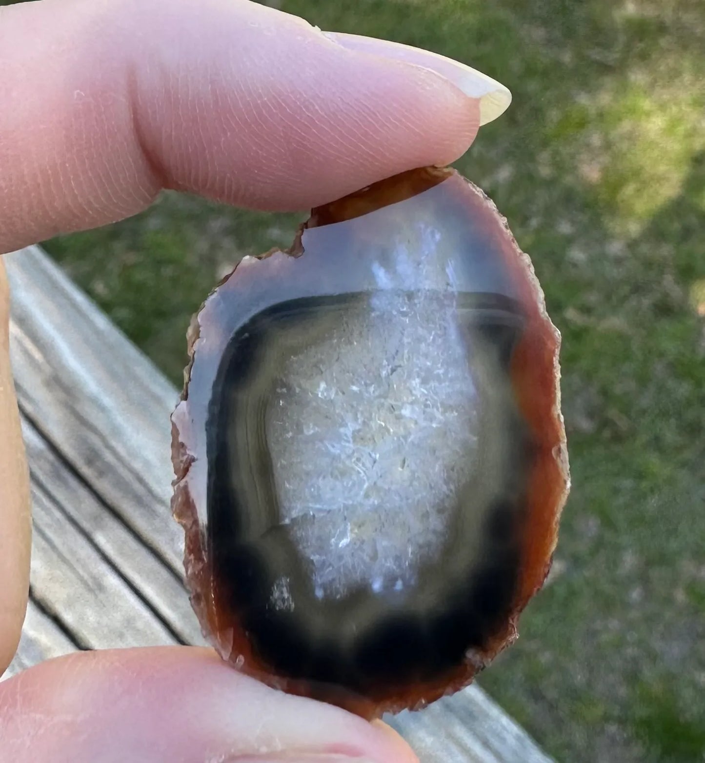 Natural Agate Slice #34