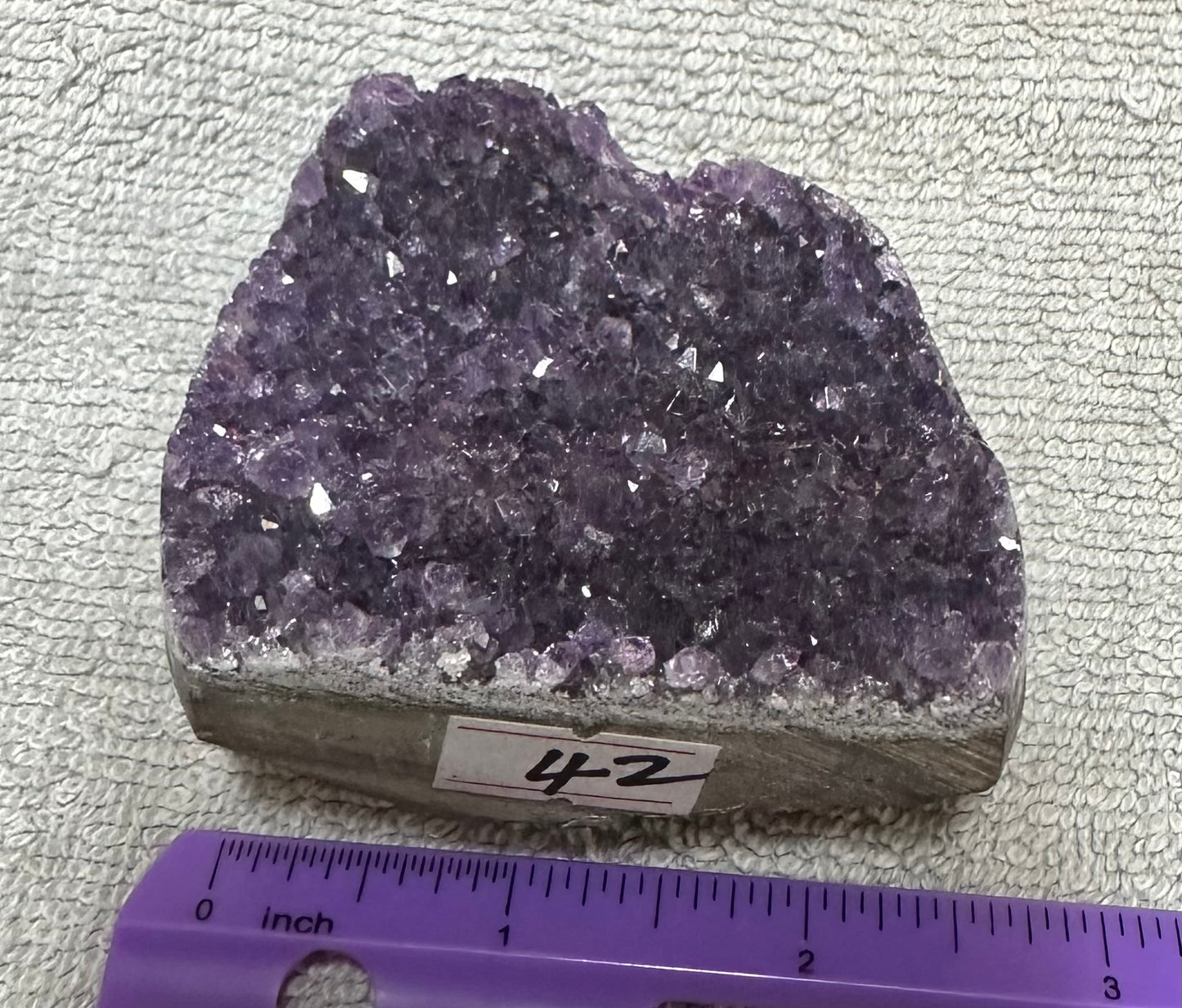 Amethyst Cut Base with Stand