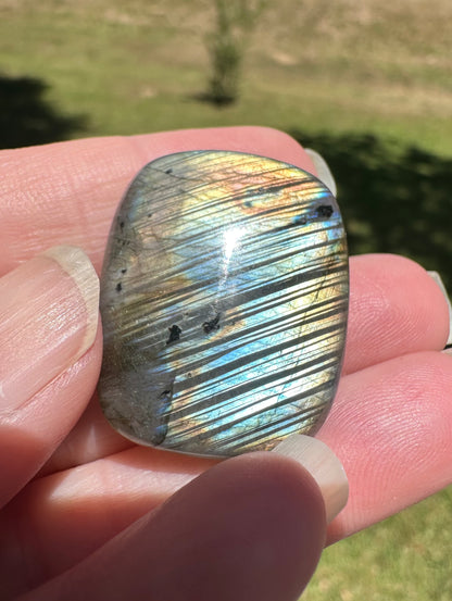 Square Labradorite Cabochon 66a