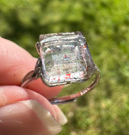 Sterling 925 Super 7 Strawberry Quartz Ring #54