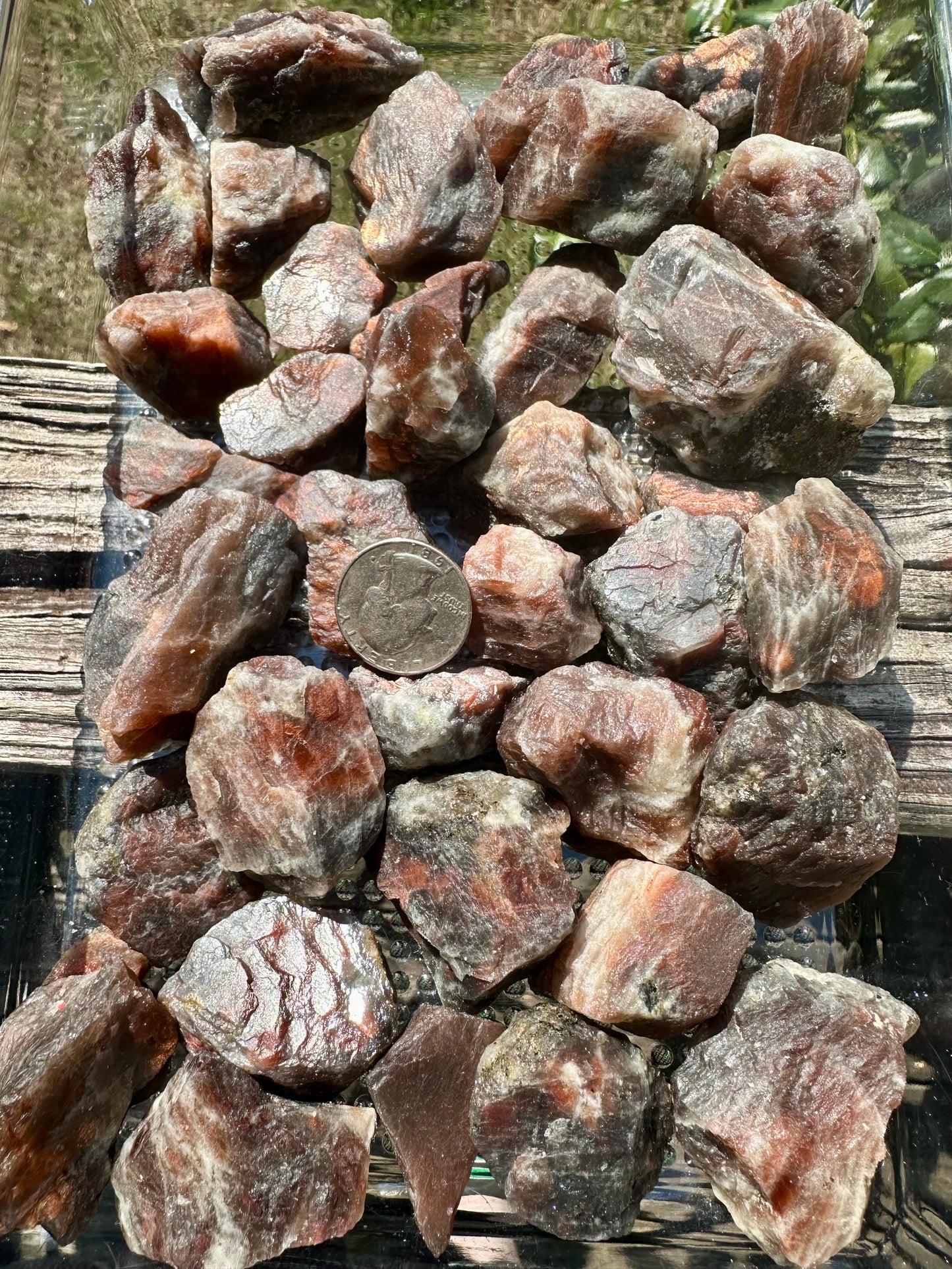 Rough Red Sunstone