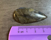 Pearshape Labradorite Cabochon 77a