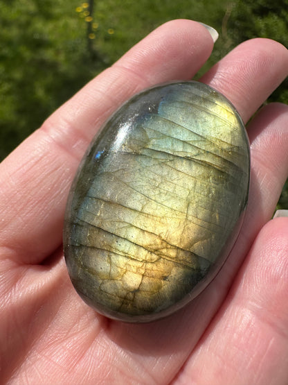 Oval Labradorite Cabochon 8a