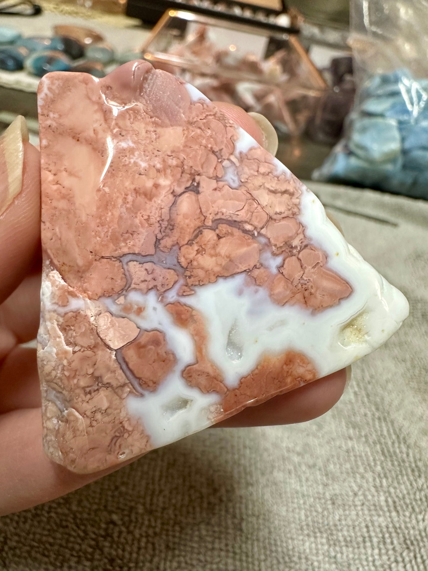 Pink Agate Freeform #1