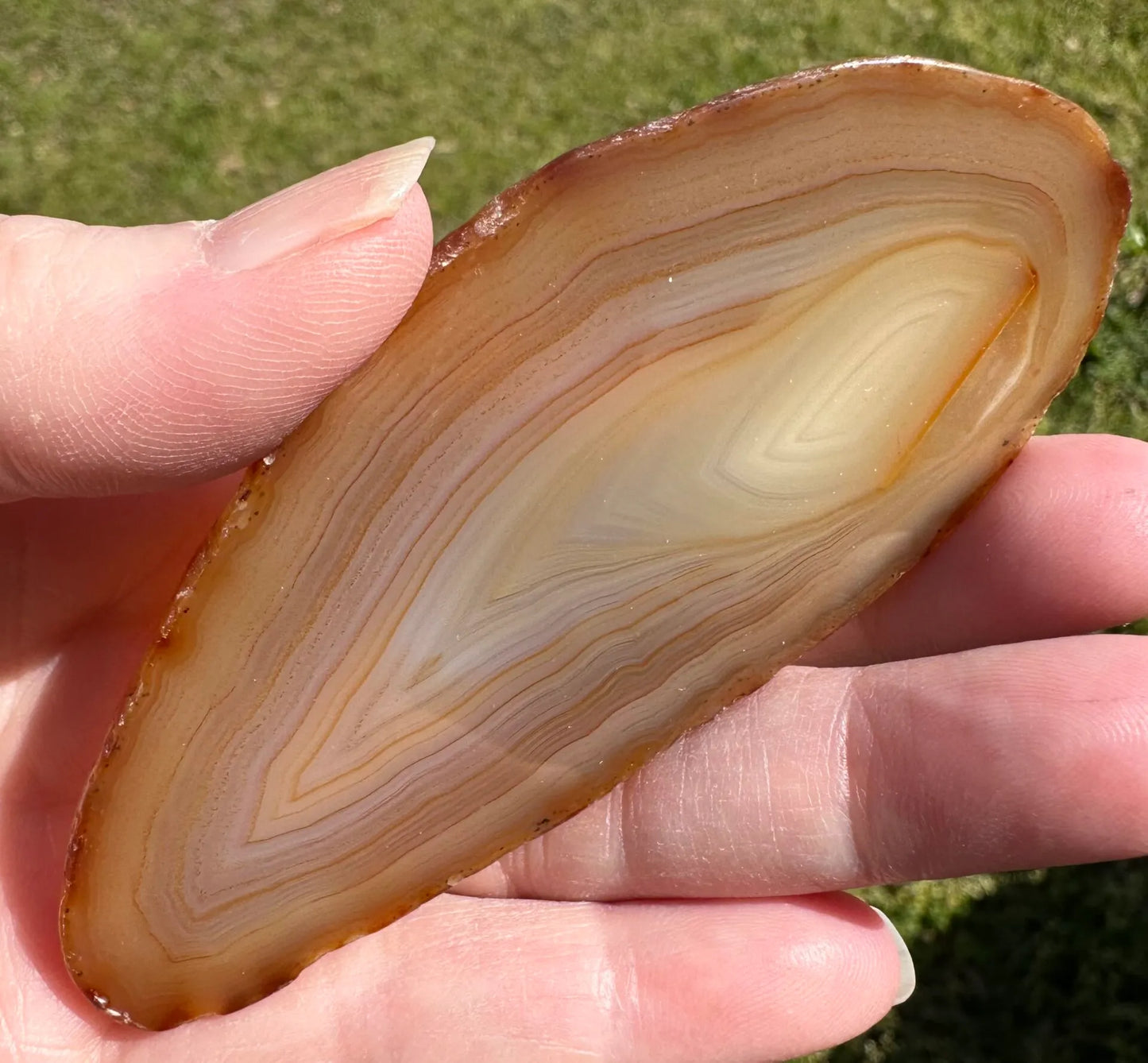 Natural Agate Slice #17