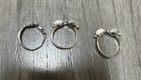 Set of 3 Turtle Fashion Rings