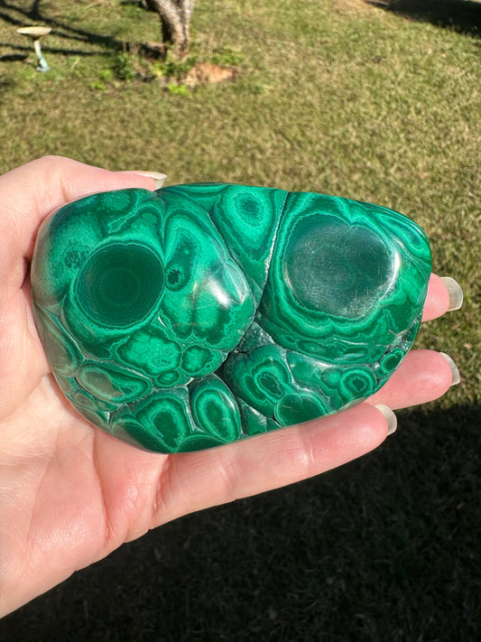 Polished Malachite Freeform #2 Zaire, Africa