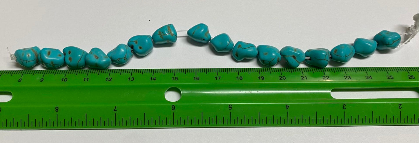 Turquoise Color Stone Bead Strand