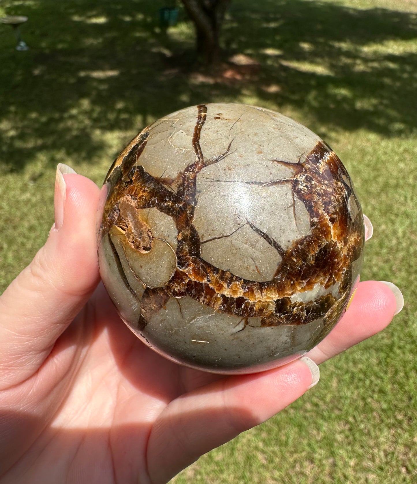 Septarian Sphere UV Reactive #2