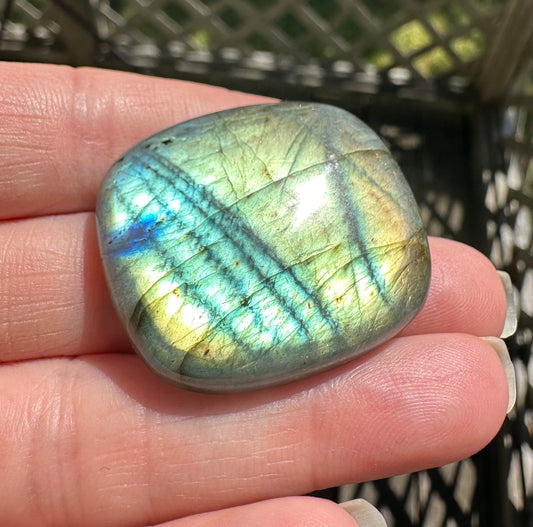 Square Labradorite Cabochon 85a