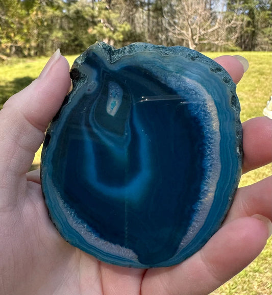 Blue Agate Slice #26