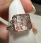 Sterling 925 Super 7 Strawberry Quartz Ring #35