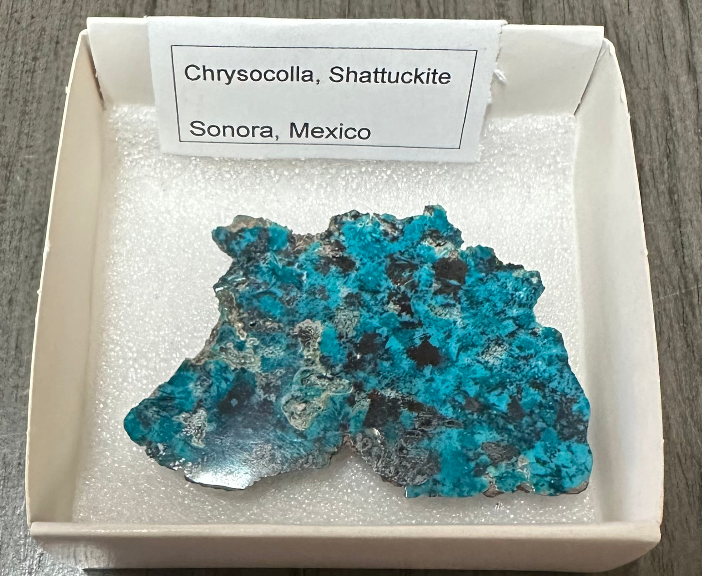 Chrysocolla, Shattuckite, Sonora, Mexico