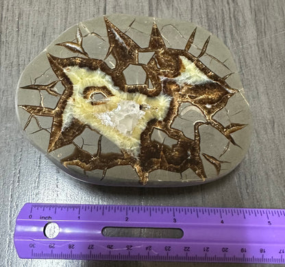 Septarian Nodule Calcite, Muddy Creek, Orderville, Kane Co. UT UV Reactive