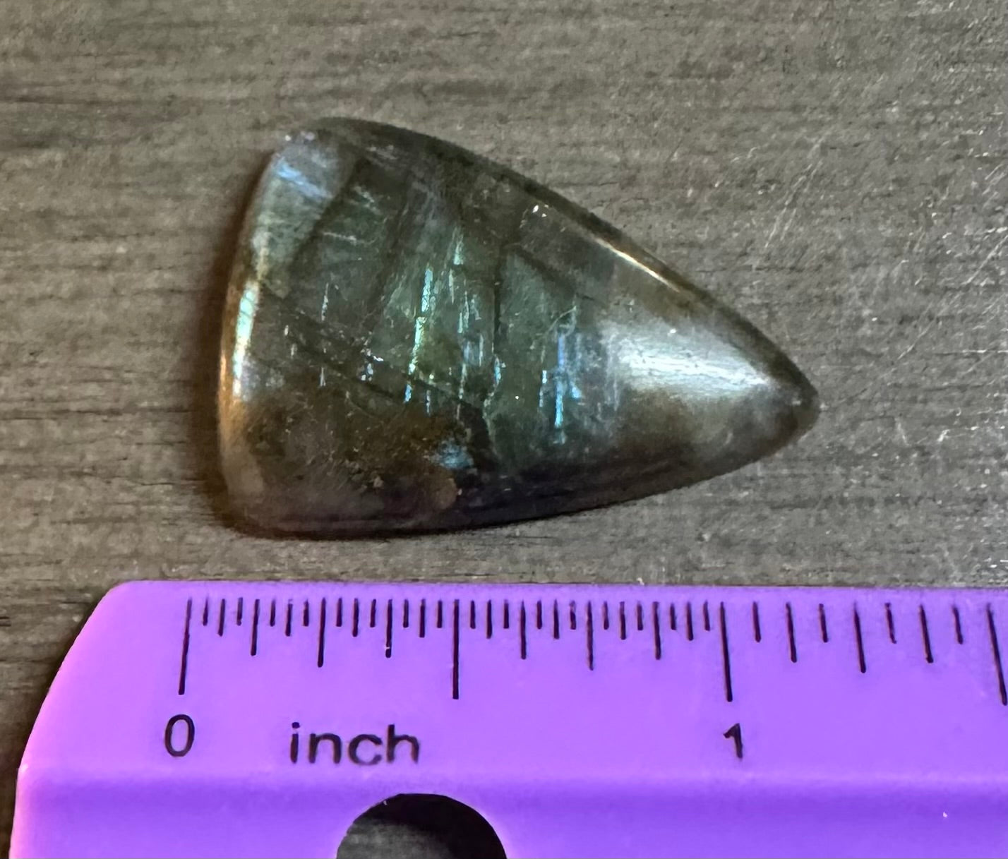 Triangle Labradorite Cabochon 42a