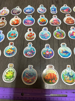 Adorable Bottle Stickers Set of 54