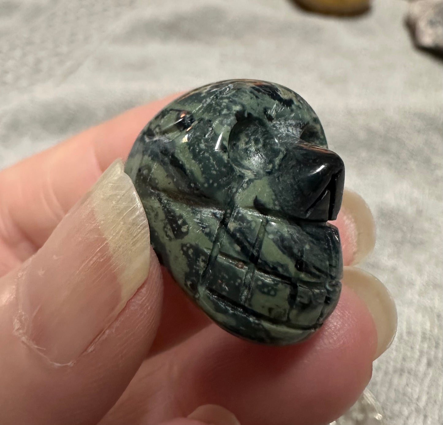 Kambaba Jasper Skull