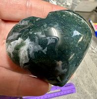 Moss Agate Heart #5