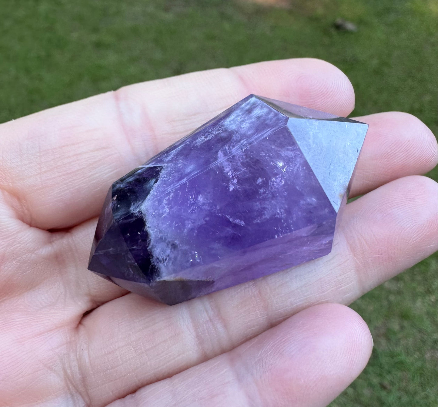 Double Terminated Phantom Amethyst Scepter Wand #6