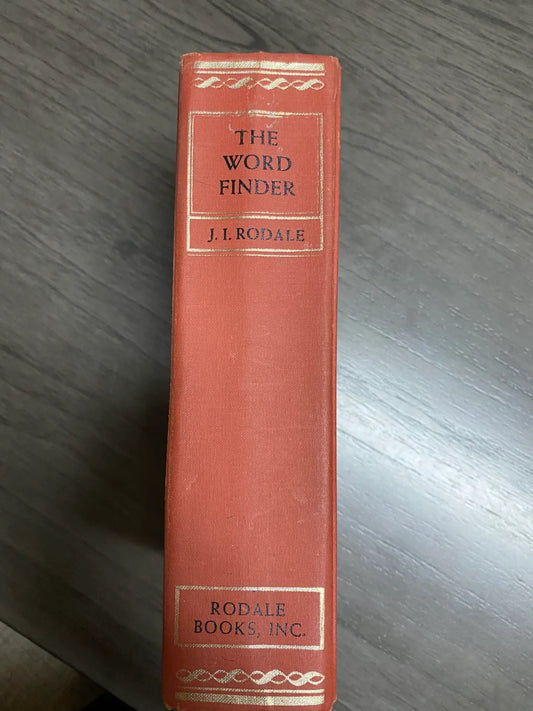 The Word Finder by J.I. Rodale 1976