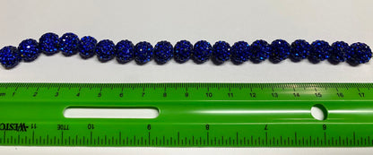 Sparkly Blue Bead Strand