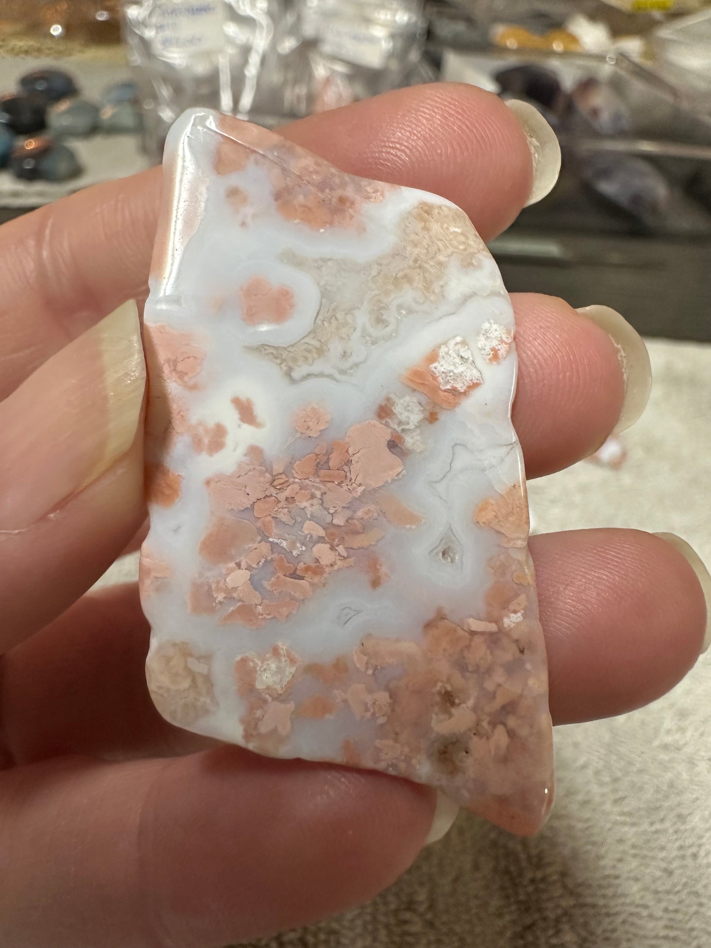 Pink Agate Freeform #20