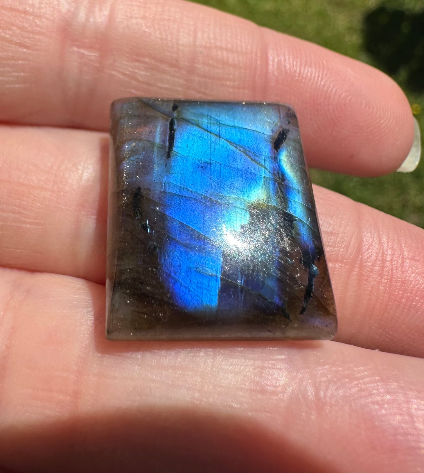 Square Labradorite Cabochon 2a