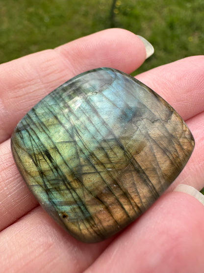 Square Labradorite Cabochon 11a