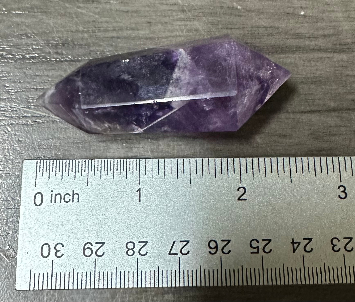 Double Terminated Phantom Amethyst Scepter Wand #16