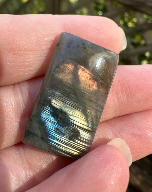 Rectangle Labradorite Cabochon 52a