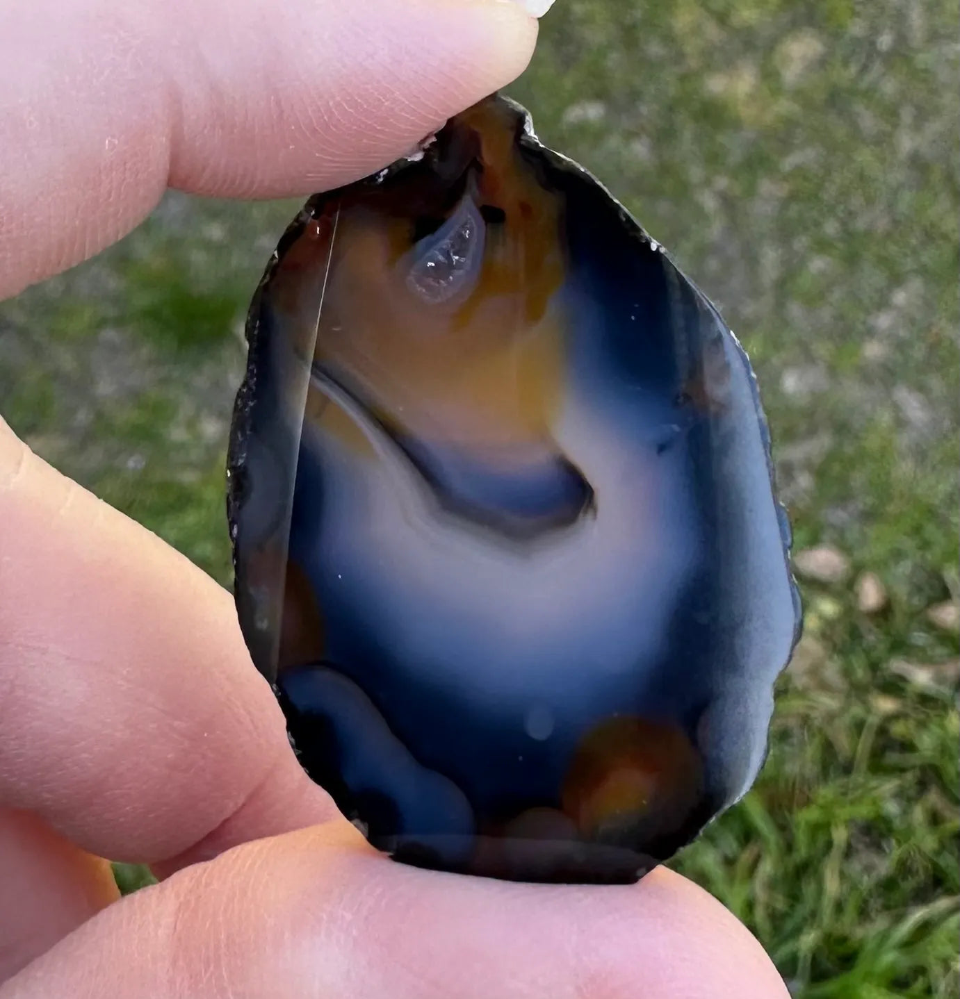 Natural Agate Slice #35