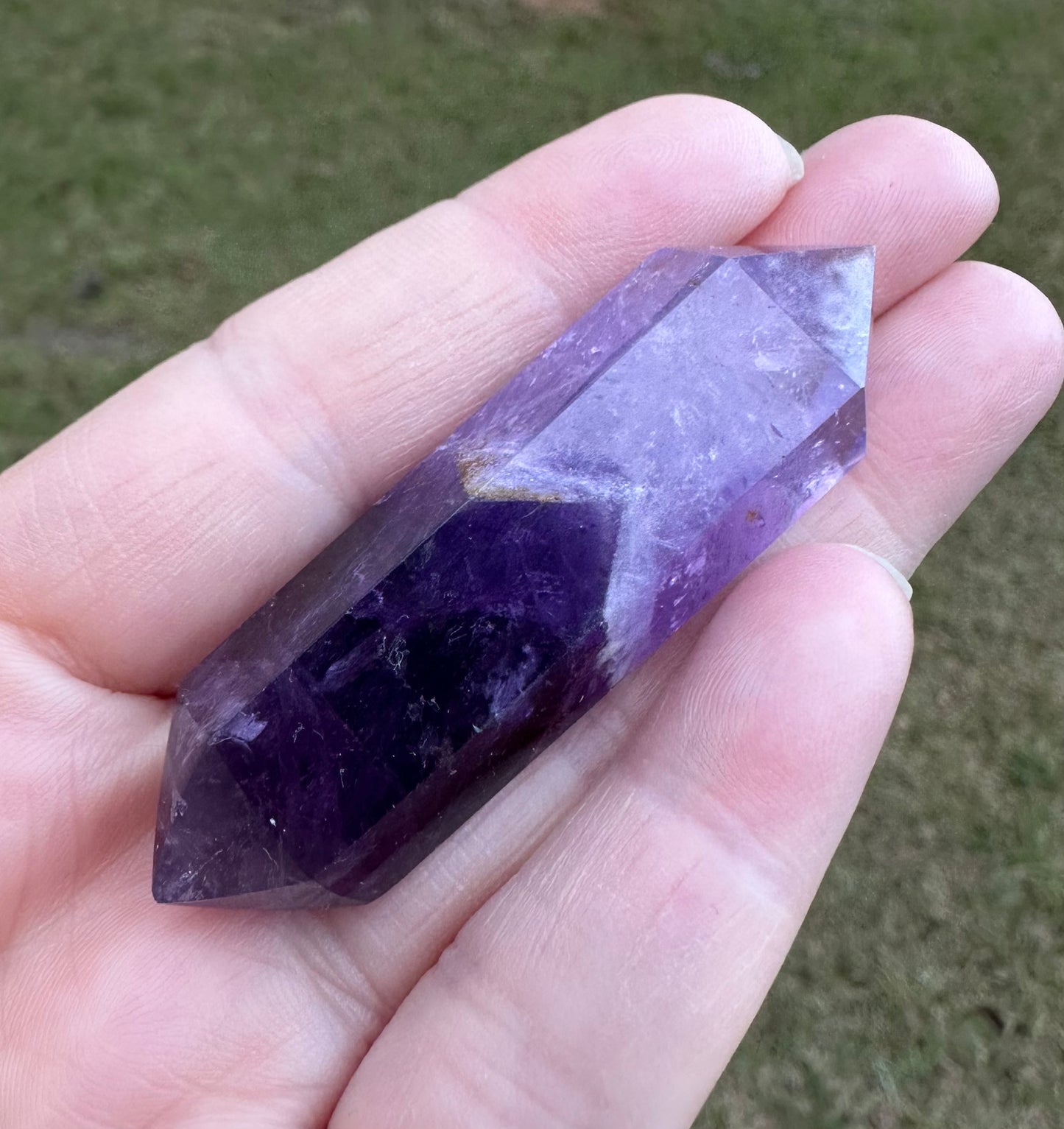 Double Terminated Phantom Amethyst Scepter Wand #15