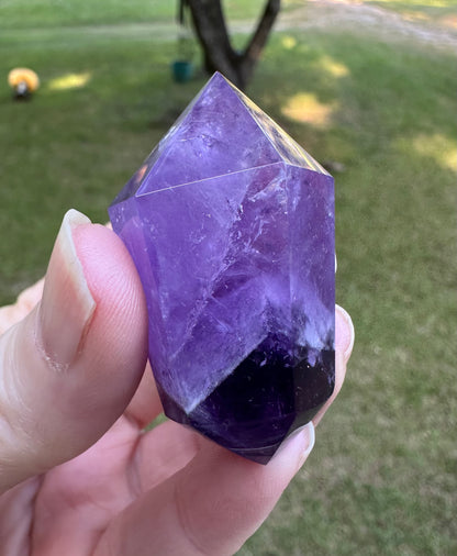 Double Terminated Phantom Amethyst Scepter Wand #6