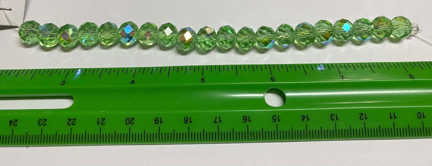 Light Green Glass Bead Strand