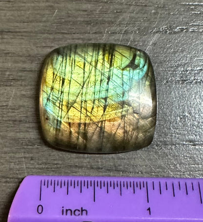 Square Labradorite Cabochon 11a