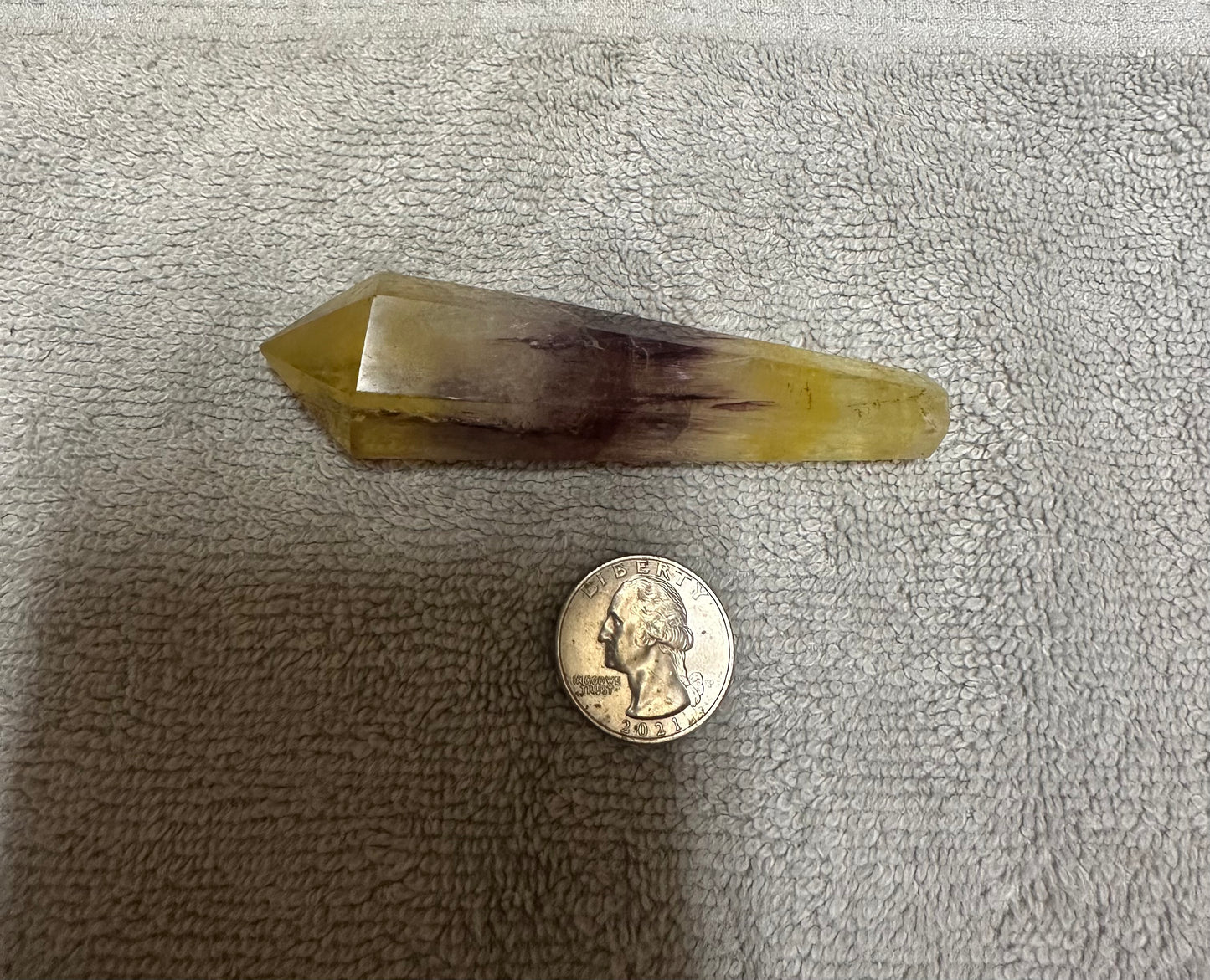 Fluorite Scepter #4 with Rainbows