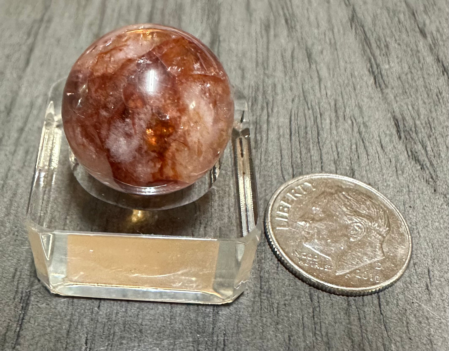 Fire Quartz Sphere