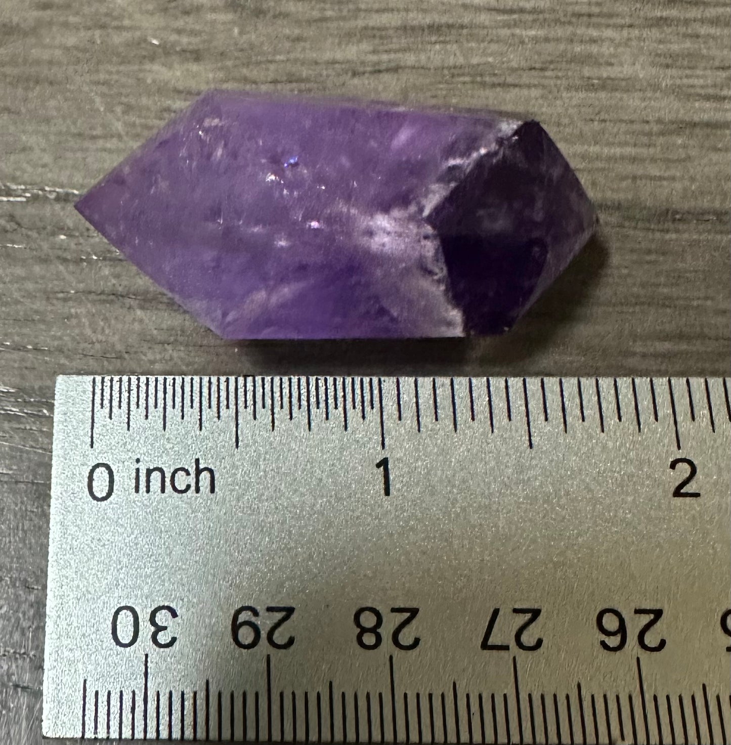 Double Terminated Phantom Amethyst Scepter Wand #12