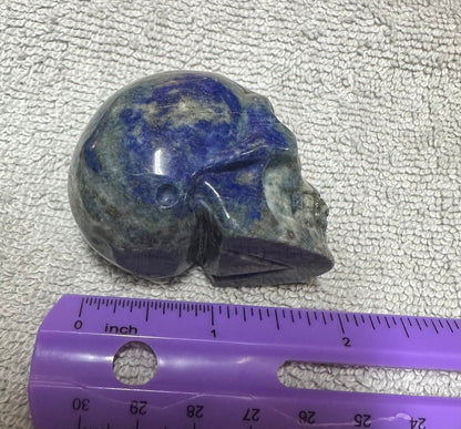 Natural Lapis Lazuli Skull