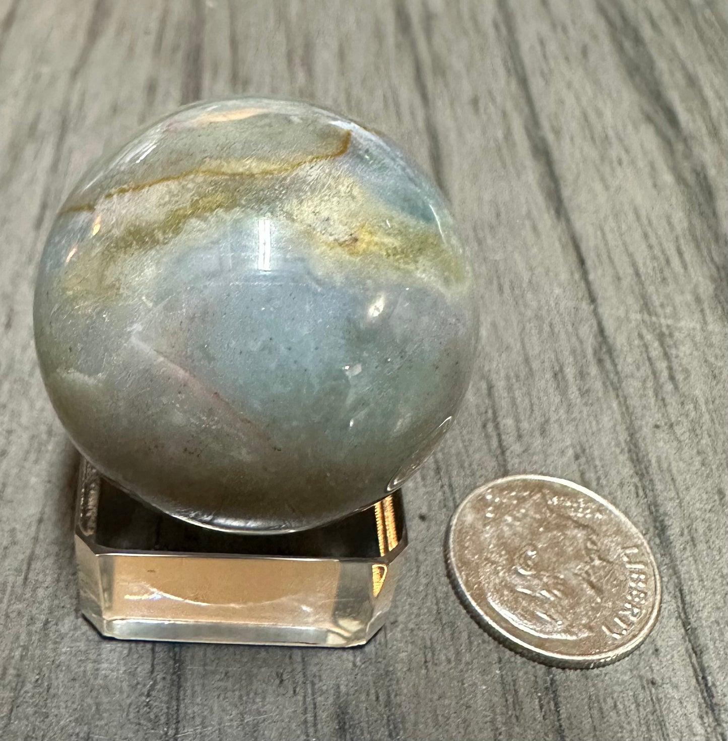 Moss Agate Sphere #25