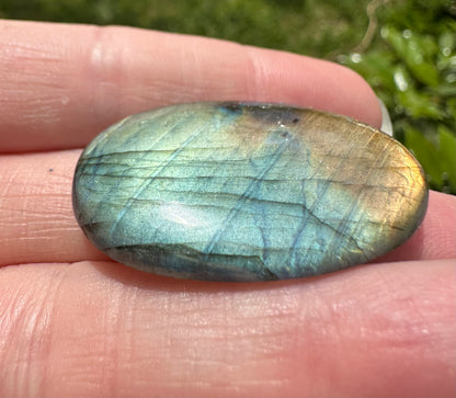 Oval Labradorite Cabochon 15a