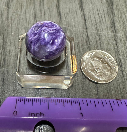 Gem Grade Charoite Sphere #3