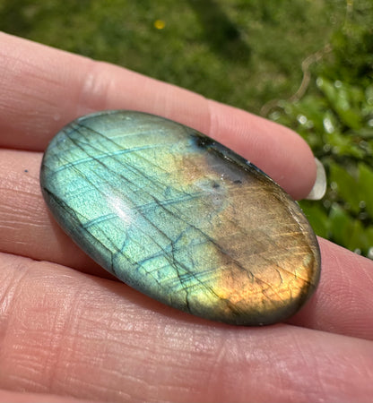 Oval Labradorite Cabochon 15a