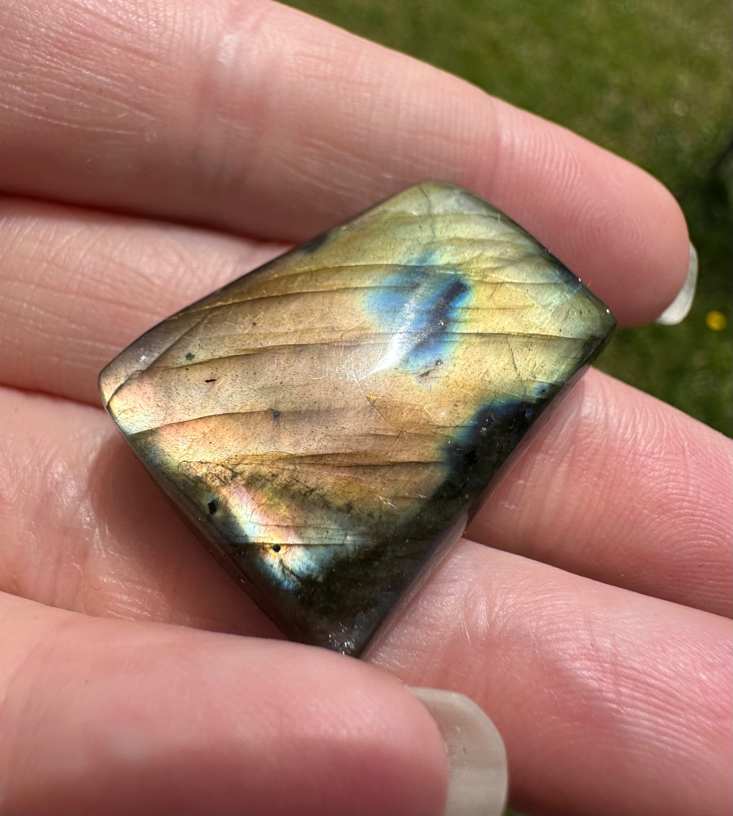 Freeform Square Labradorite Cabochon 25a