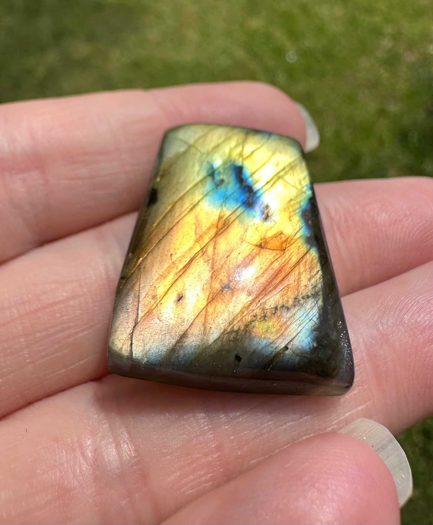 Freeform Square Labradorite Cabochon 25a