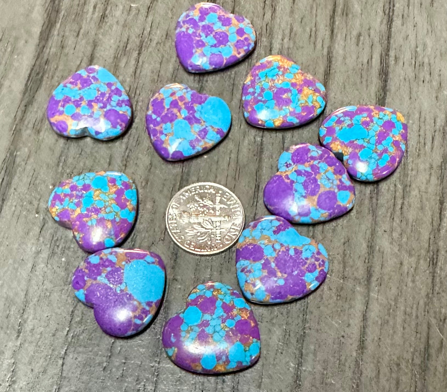 Purple & Blue Crystal Stone Imitation